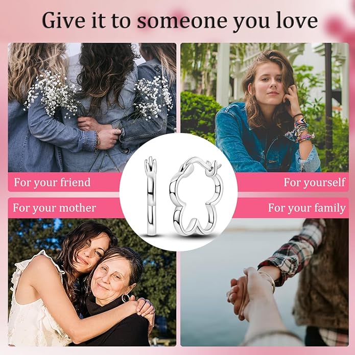 NARMO 925 Sterling Silver Hoop Earrings for Women Hypoallergenic Lightweight Simple Huggie Hoop Earrings Twisted Hoop Earrings Colorful Cubic Zirconia Hoop Earrings Rainbow Hoop Earrings